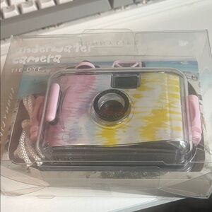 Tie Dye Waterproof Camera - Pink, Yellow, Blue